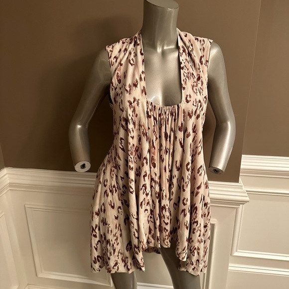 NWD FREE PEOPLE Super Mini Animal Print Sz M - Picture 2 of 5
